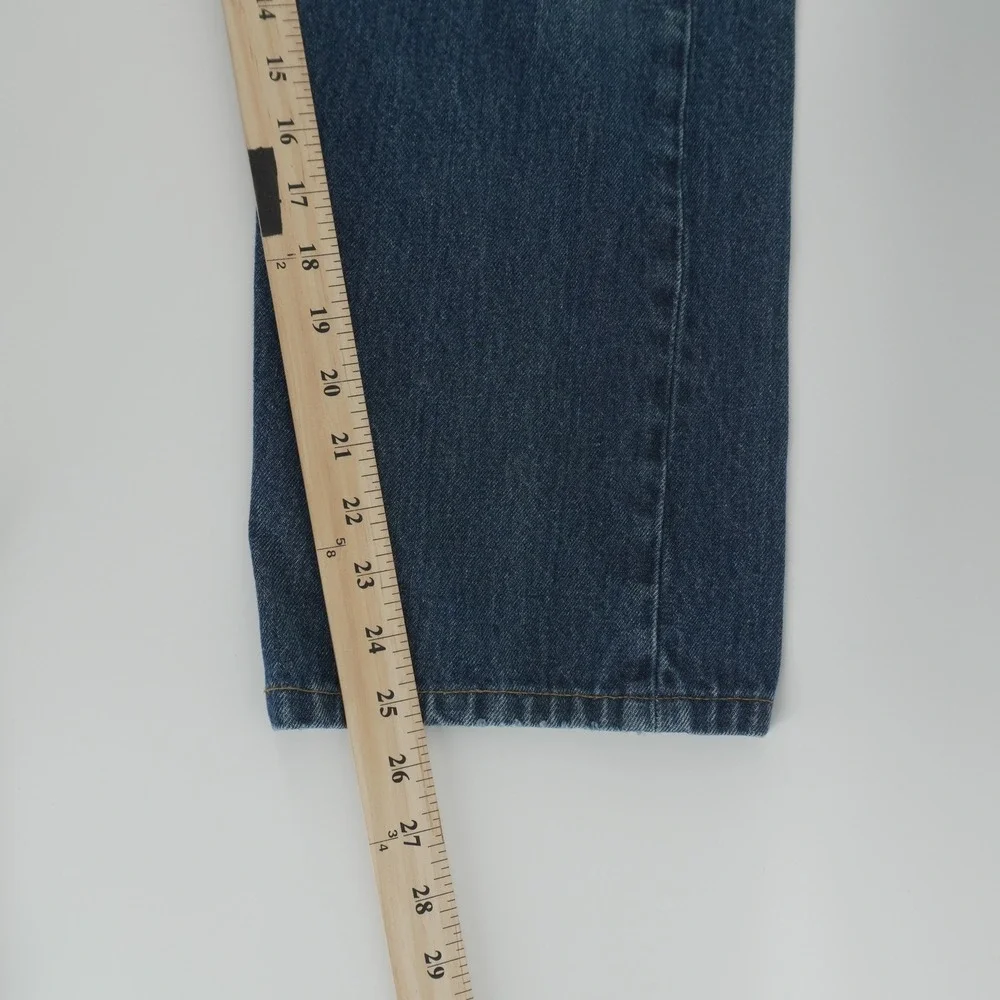Levi's 505 Regular Fit Jeans Mens 36x26 Blue Straight Leg Denim 100% Cotton
